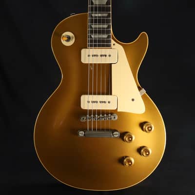 Gibson Custom Shop 1956 Les Paul Goldtop Reissue Ultra Light Aged Double Gold - LPR56ULDGNH1 146 image 9