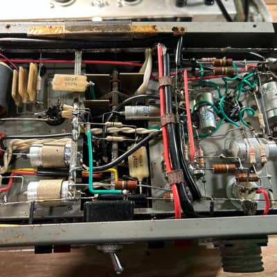 Heurtier 6w single ended el84 vintage tube amplifier project PA filmosound amp image 10
