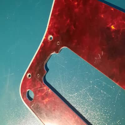 Spitfire Jaguar Pickguard (Custom Humbucker Spec, MiJ Fit) Celluloid Tortoise image 6