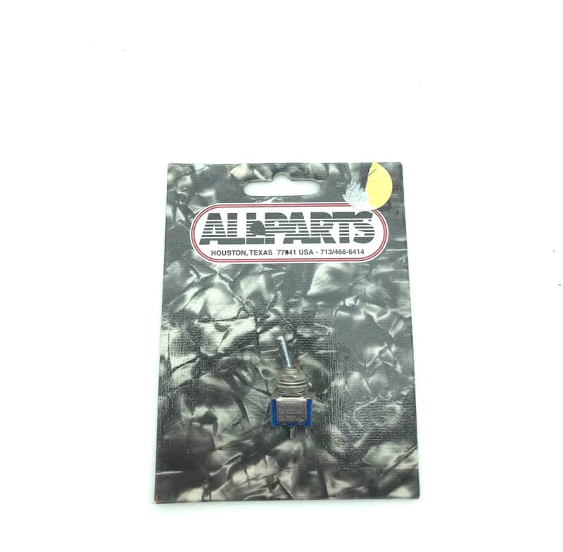 Allparts 2-Way On-On SPDT Mini Switch - Nickel image 1