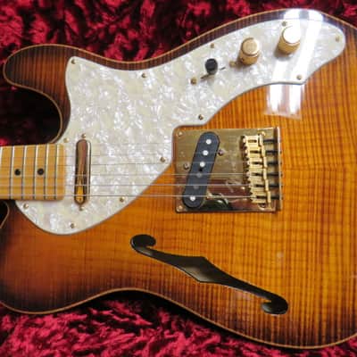 Fender American Select Telecaster Thinline 2013 - Violin Burst image 2