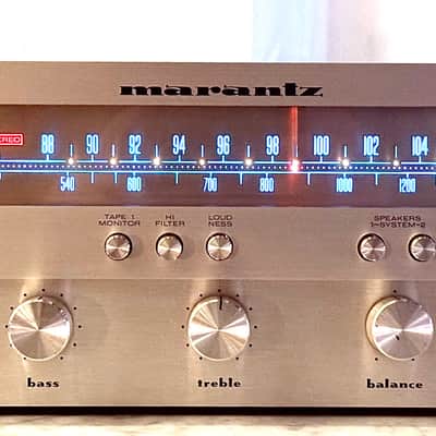 πΆβ¨ Marantz 2216B Vintage Stereo Receiver β Serviced/Cleaned, LED Dial, Ultrasonic-Cleaned Knobs, Tested Working image 1