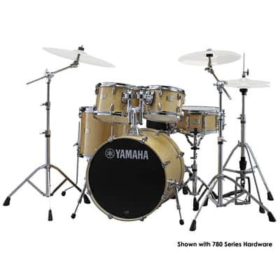 Yamaha Stage Custom Birch 22" Fusion Drum Kit Including Hardware-Classic White / 780 Series Single Braced Bild 4