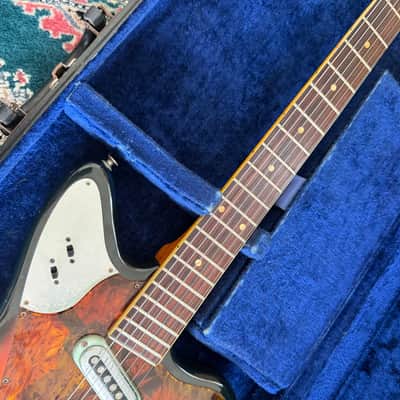 Framus Strato Deluxe 1965 - Sunburst w/ Rare See-Through Tourtoise Guard w/ OHSC image 4