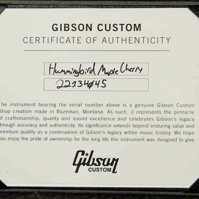 Gibson Hummingbird Original - Maple image 9