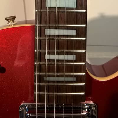 Guild DeArmond M-68 -- 2001; Red Sparkle Finish; Brand New Vintage-Style PUs & Chrome Dome Knobs image 9