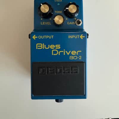 Keeley Boss BD-2 Blues Driver Overdrive with Phat Mod 2010s - Blue image 1