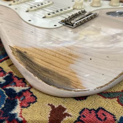 Fender Custom Shop '59 Heavy Relic Stratocaster 2022 Aged White Blonde image 7
