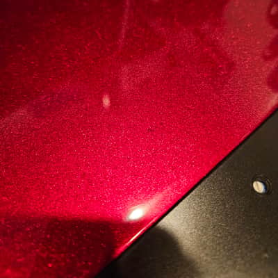 Roscoe Century Custom 3006 Jazz Bass USA Made “The Red Devil” image 8