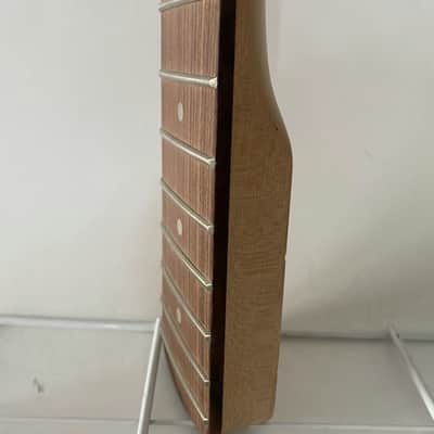 Unfinished Maple 4 String Bass Neck, Rosewood Fretboard Fingerboard image 3