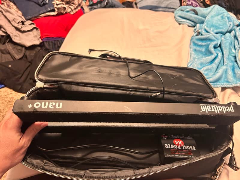 Pedaltrain Nano+ with Soft Case Voodoo Lab X4 image 1