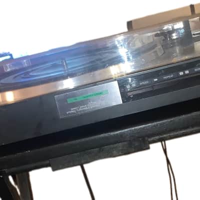 Sony PS-LX410 direct drive fully automatic turntable Mid-90’s - Black and silver image 1