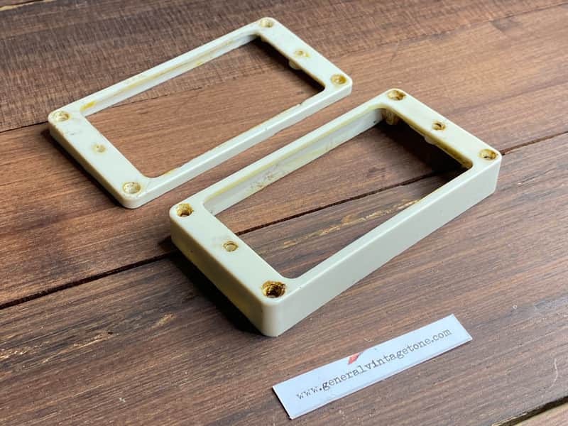General Vintage Tone  1959 Humbucker Rings PAF butyrate M69 Aged the burst holy grails !  Porcelain image 1