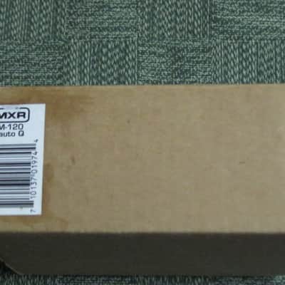 used MXR EMPTY Box and original Owner's Manual ONLY for Auto Q M120 pedal (NO pedal / NO other paperwork) late 1990s / early 2000s - BOX: brown cardboard // Owner's Manual: gloss quality paper image 4
