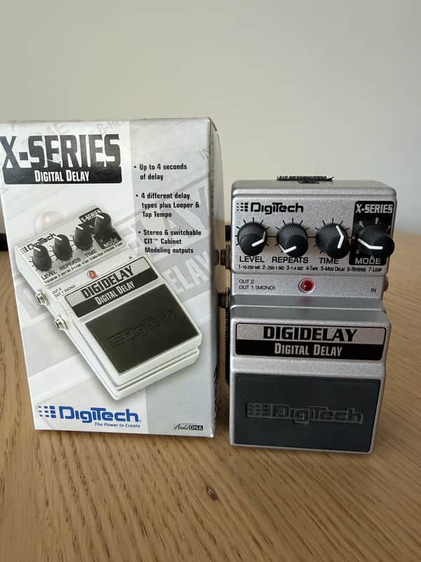 DigiTech Digidelay Digital Delay 2002 - 2015 - Silver - Effect - Pedal - Stompbox image 1