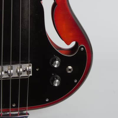 Ampeg  AEB-1 Electric Bass Guitar (1966), ser. #149, original black hard shell case. image 17