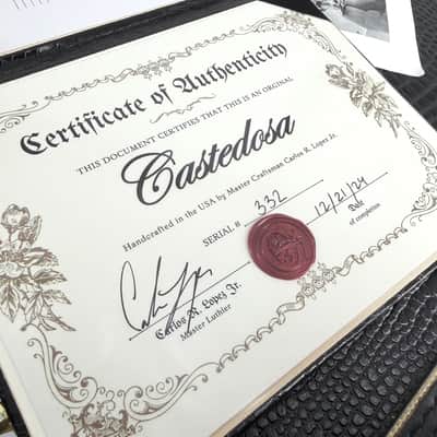 2024 Castedosa Marianna Semi-Hollow Masterbuilt Relic - Aged Lake Placid Blue image 17