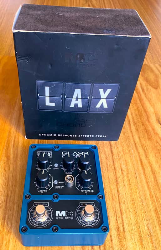 RARE Australian-Designed MC Systems LAX Glass Chorus Pedal Analog Guitar Chorus! image 1