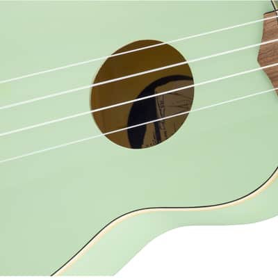 Fender Venice Soprano Ukulele - Walnut Fingerboard, Surf Green image 6