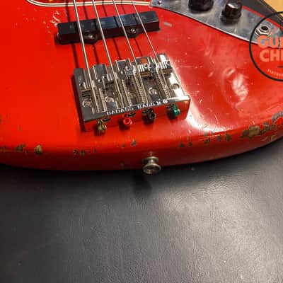 1965 Fender Jazz Bass – Dakota Red w/ Matching Headstock, Original Pickups, OHSC image 12