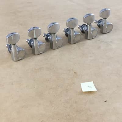 Vintage Genuine Fender Squier 2 Pin Mount Guitar Tuners Light Relic Drilled Post image 1