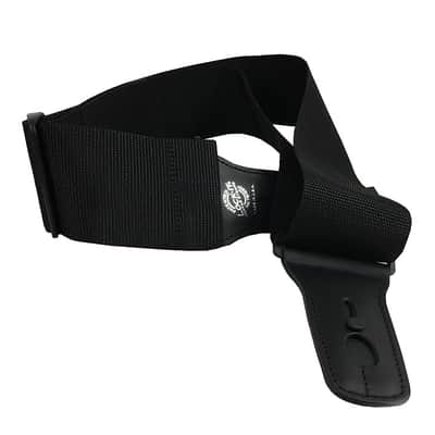 LOCK-IT Guitar Strap | Black | 3"| Patented Locking Technology (strap lock)
