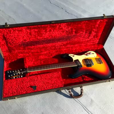 Mosrite Ventures XII 1966 Sunburst 12-string electric guitar image 16