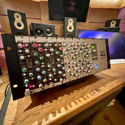 Solid State Logic SSL X-Rack Chassis loaded with 4x EQ & 4x Dynamic Modules image 2
