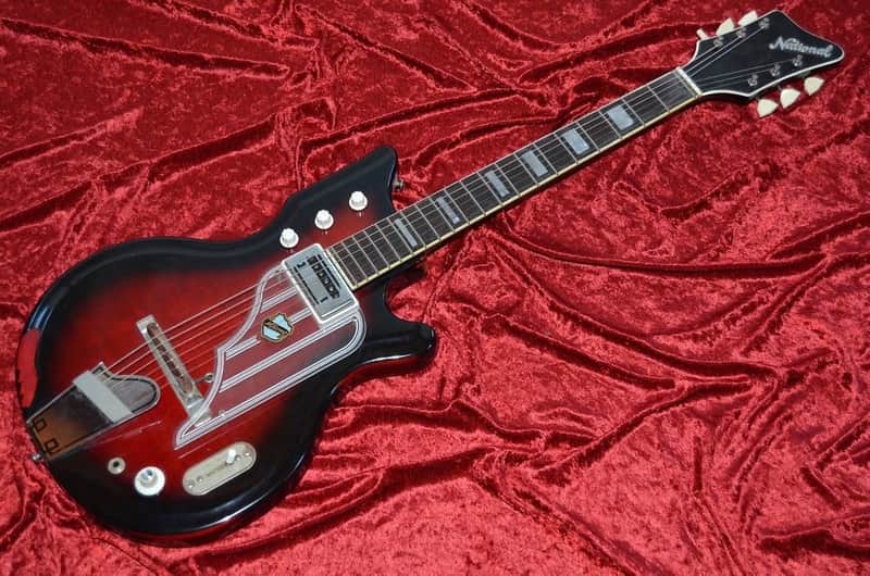 1964 National Westwood 75 Beautiful Map Guitar Rare image 1