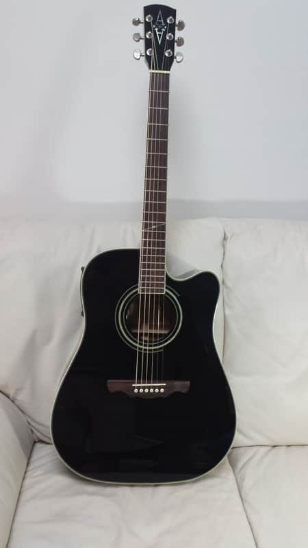 Alvarez AD-60SC Black owned by Eric Bloom image 1
