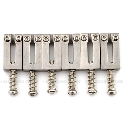 52.5mm (2 1/16") STAINLESS STEEL Bridge Saddles for Fender® Stratocaster, Telecaster Strat Tele image 1