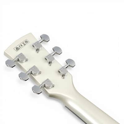 Ibanez AJ70M2E Artwood Series Acoustic-Electric Guitar Pearl White High Gloss Solid Sitka Spruce Top image 9