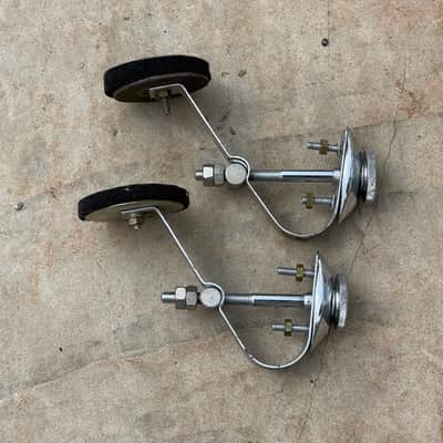 Pair (2) 50/60's Sonor Muffler Tone Controls Snare/Tom Tear Drop Western Germany image 3