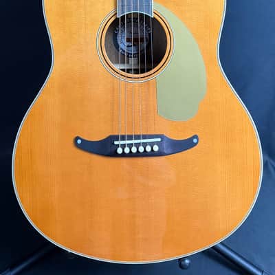 Fender Palomino Vintage Auditorium Acoustic-Electric Guitar Aged Natural w/ OHSC (477) image 1
