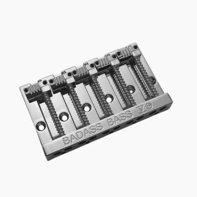 Leo Quan® Badass V™ 5-String Bass Bridge-Chrome image 5