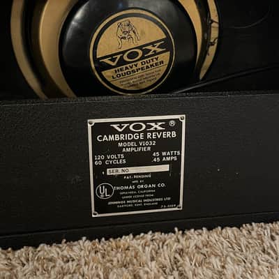 1967 Vox Cambridge Reverb V1032 Combo Amplifier image 5