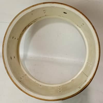 *Ludwig 8x12"Standard Model Tom Drum Vintage Late 60s White Paint Interior 3Ply* image 6
