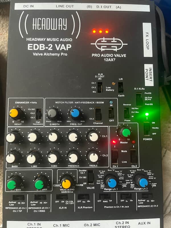 Headway EDB-2 VAP (Valve preamp/blender/DI) image 1