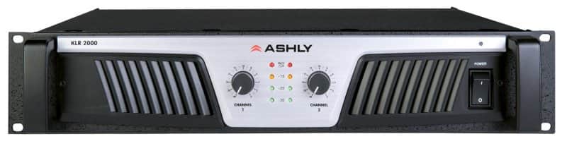 Ashly KLR‑2000E 2‑Channel 2000 Watt High‑Power Amplifier