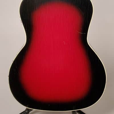1960's Belltone Slide & Contemporary guitar. Acoustically sound  Rosewood neck. Orig.case. RARE image 9