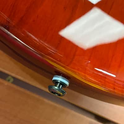Ernie Ball Music Man Ball Family Reserve StingRay 5 HH in Giants Orange Quilt 2019 w/OHSC #55/91 image 10