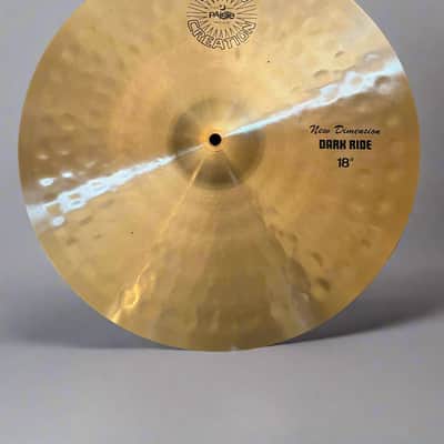 Used Paiste Sound Creation New Dimension Dark 18" Ride 1992g w/ video demo of actual cymbal for sale image 1