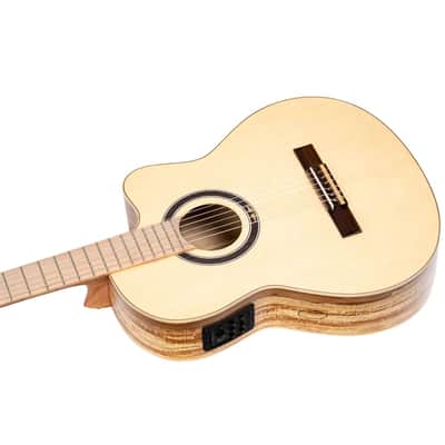 Ortega Signature Series Thomas Zwijsen Acoustic-Electric Nylon Classical Guitar w/ Bag image 8