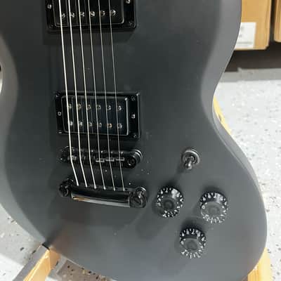 ESP LTD Volsung-200 Electric Guitar - Black Satin, Rosewood Fingerboard image 3