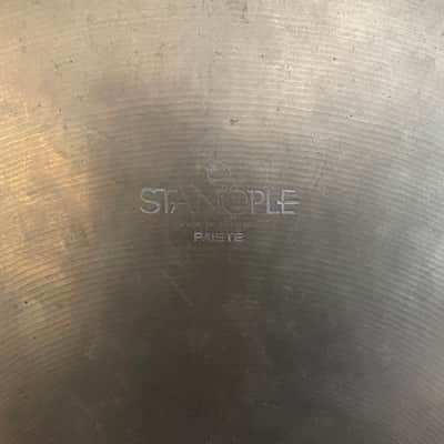 Stanople 14" Hi Hat Cymbal Pair 600g & 920g 1960's - silver/nickel image 2