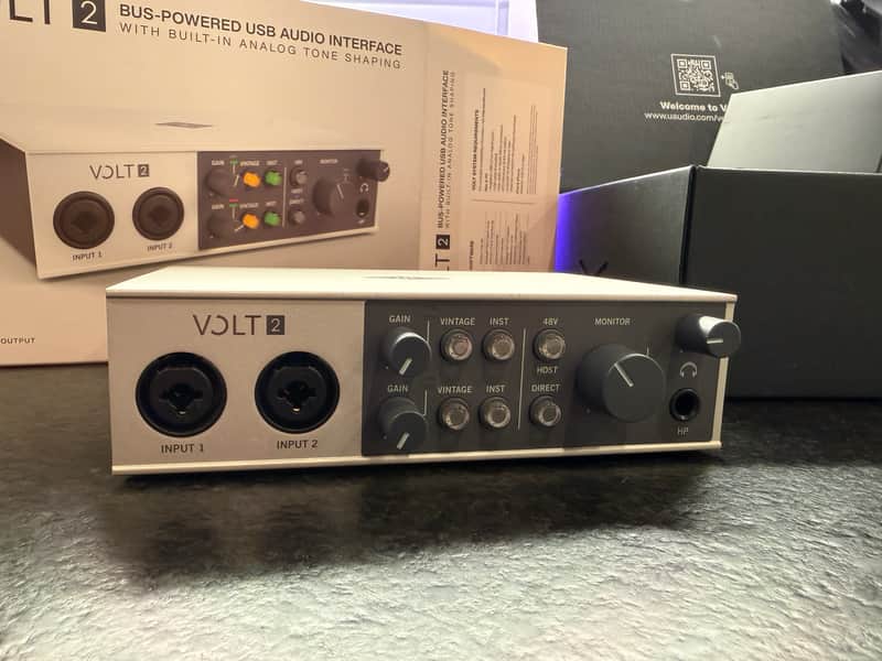 Universal Audio Volt 2 USB-C Audio Interface 2021 - Present - Tan / Gray image 1
