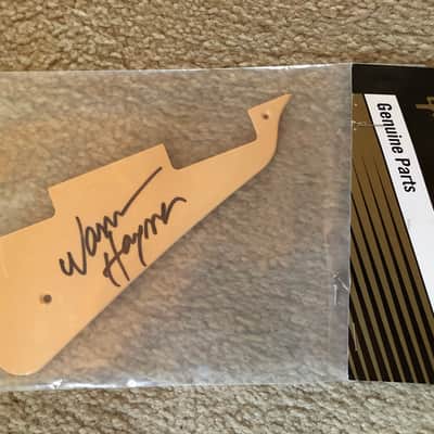 Warren Haynes Signed Autograph Gibson Les Paul Pick guard New - Cream image 1