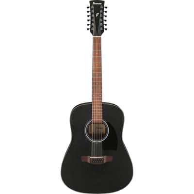 Ibanez PF5412WKH 12 String Dreadnought Acoustic Guitar - Weathered Black image 2