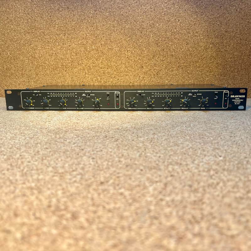 Drawmer DL221 Dual Compressor Limiter 1990s – Serviced – Warranty image 1