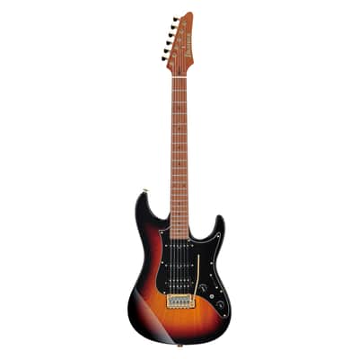 Used Ibanez AZ2204AG AZ Prestige Electric Guitar w/Case - Tri Fade Burst Flat image 2